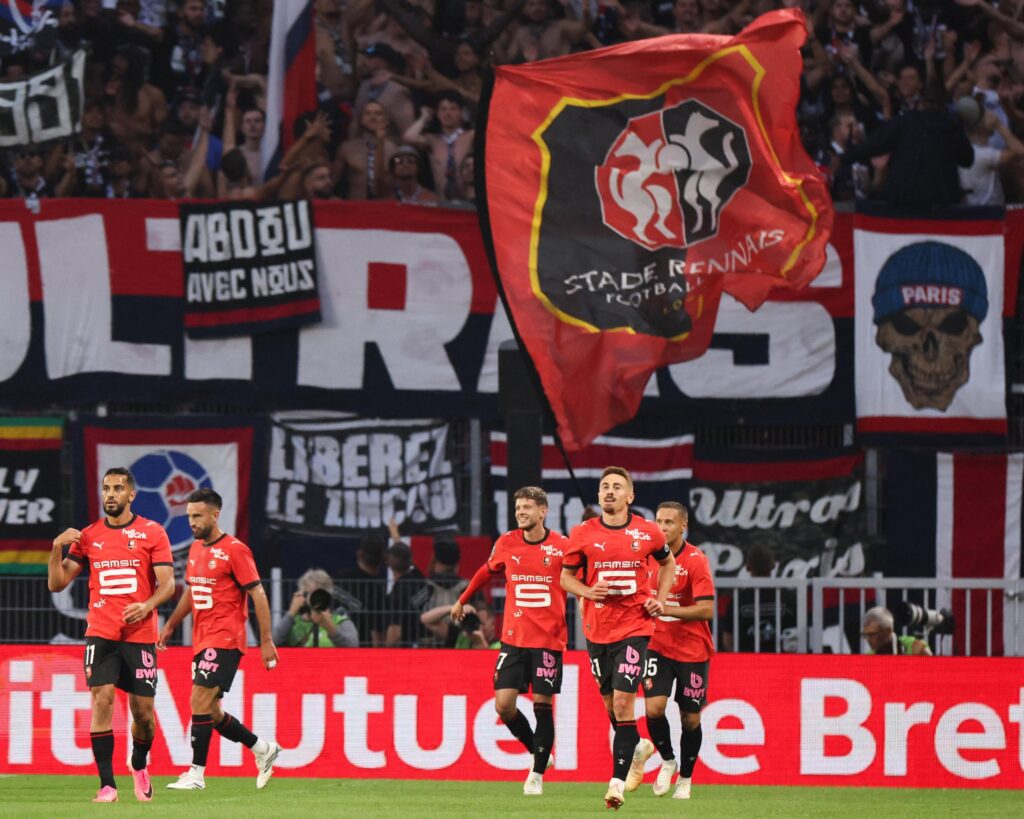 Rennes résiste à PSG et confirme sa position dans le haut de Ligue 1
