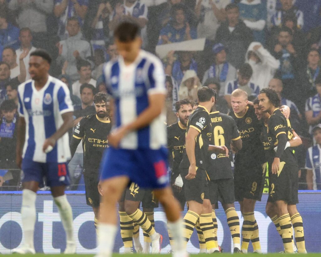 Manchester City s&rsquo;impose 2-0 face à Porto en Ligue des champions