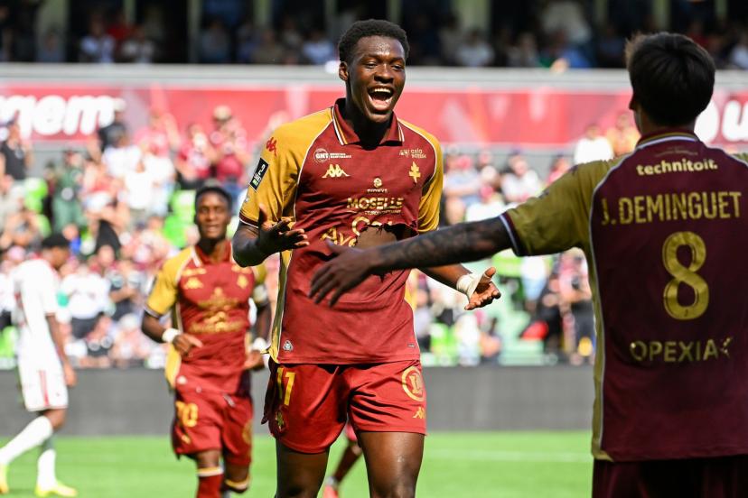 Pape Moussa Fall brille avec Metz en Ligue 2 avec 5 buts marqués