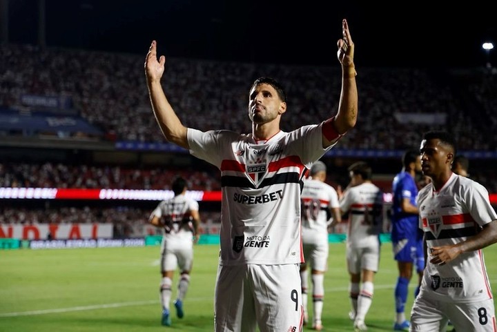 Jonathan Calleri en San Pablo. (FOTO: Instagram)