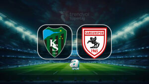CANLI | Kocaelispor-Samsunspor maçı saat kaçta, hangi kanalda?
