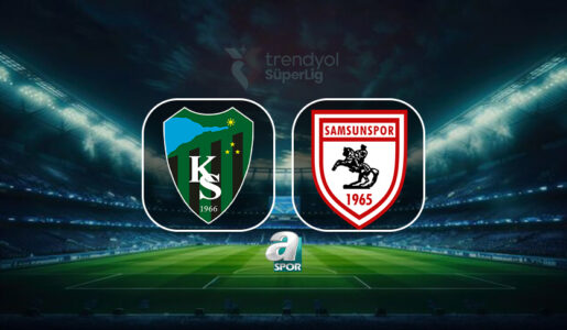 CANLI | Kocaelispor-Samsunspor maçı saat kaçta, hangi kanalda?