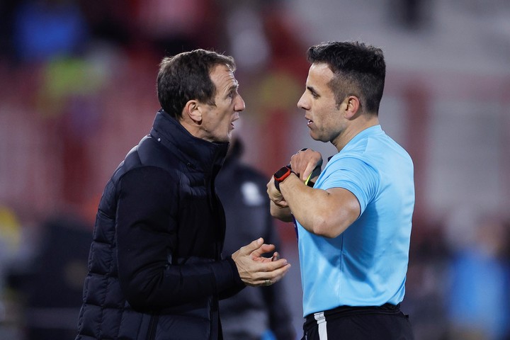 Piero Maza volverá a dirigir a Boca (EFE/ Juan Ignacio Roncoroni)